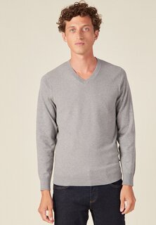 Вязаный свитер MIT V AUSSCHNITT BONOBO Jeans, цвет gris foncé