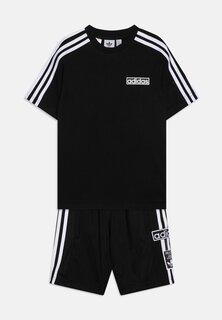 Шорты ADI BREAK TEE KIDS UNISEX SET adidas Originals, цвет black/white