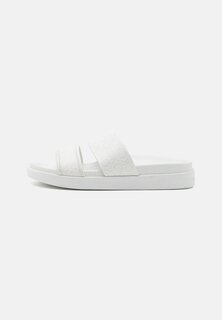 Туфли-лодочки на плоской подошве FLAT SLIDE EPI MONO Calvin Klein, цвет white