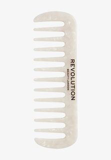 Расческа REVOLUTION HAIRCARE NATURAL CURL WIDE TOOTH COMB WHITE, цвет white