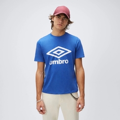 Футболка Umbro SS с большим логотипом, синий