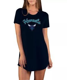 Женская футболка Concepts Sport Charlotte Hornets Marathon Black Night