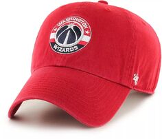 Мужская красная регулируемая шляпа Washington Wizards &apos;47 47