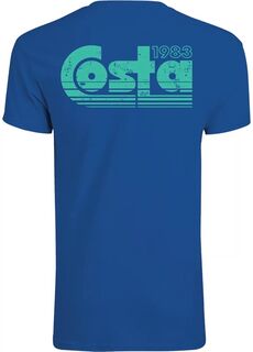 Мужская футболка с шрифтом Costa Del Mar Founders, синий