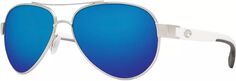 Поляризованные солнцезащитные очки Costa Del Mar Loreto, белый/синий