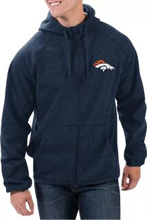 Мужская темно-синяя куртка с молнией во всю длину G-III Denver Broncos Playmaker