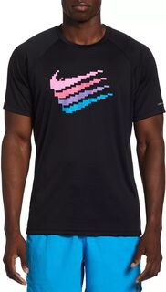 Мужская рубашка Nike Digi Swoosh Hydroguard, черный