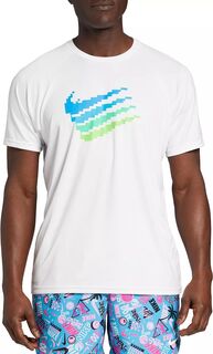Мужская рубашка Nike Digi Swoosh Hydroguard, белый