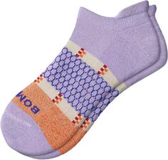 Женские носки до щиколотки с цветными блоками Bombas