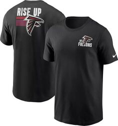 Мужская черная футболка с надписью Nike Atlanta Falcons Blitz Back