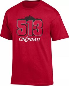 Мужская футболка Champion Cincinnati Bearcats с кодом города 513