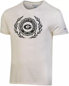 Мужская футболка Champion Georgia Bulldogs White Power G