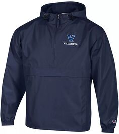 Мужской компактный пуловер с молнией 1/4 Champion Villanova Wildcats темно-синего цвета