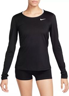 Женская футболка с длинными рукавами Nike Pro, черный