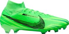 Футбольные бутсы Nike Zoom Mercurial Superfly 9 Elite MDS FG, зеленый/черный