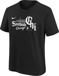 Черная футболка с графическим рисунком Nike Youth Chicago White Sox City Connect