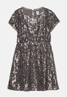 Элегантное платье Shine Dress Girls GAP, цвет grey steel