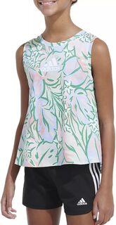 Рубашка с графическим рисунком Adidas для девочек Printfil, мультиколор