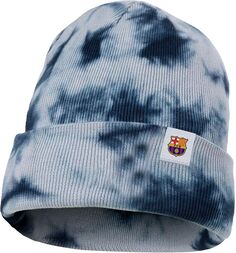Вязаная шапка с манжетами Nike FC Barcelona Tie Dye