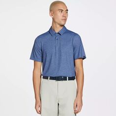 Мужская рубашка-поло для гольфа с сетчатым принтом Vrst Dogleg