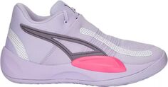 Баскетбольные кроссовки Puma Rise NITRO, фиолетовый/белый
