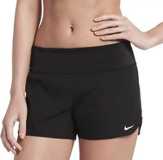 Женские шорты для плавания Nike Solid Element, черный