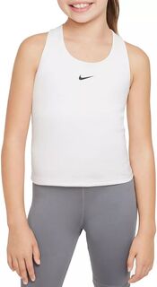 Спортивный бюстгальтер Nike Swoosh Tank для девочек, белый