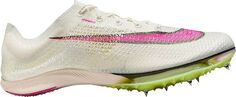 Легкоатлетические кроссовки Nike Air Zoom Victory, белый/розовый