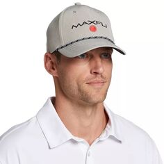Мужская плетеная шляпа для гольфа Maxfli, серый