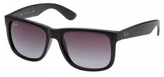 Классические солнцезащитные очки Ray-Ban Justin, черный/серый