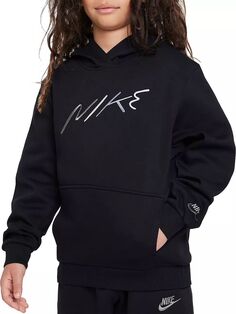 Флисовая худи Nike Kids&apos; Sportswear Club+, черный