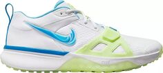 Мужские бейсбольные кроссовки Nike Air Zoom Diamond Elite Turf, белый/синий