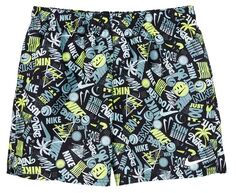 Мужские шорты для плавания волейбол Nike Smiles 5 дюймов, черный