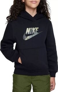 Флисовая худи Nike Kids Sportswear Club, черный