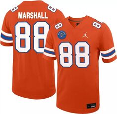 Мужская футбольная майка Jordan Florida Gators Wilber Marshall № 88 оранжевого цвета с надписью &quot;Ring Of Honor&quot;