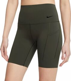 Женские байкерские шорты Nike Universa со средней поддержкой и высокой талией (8 дюймов)