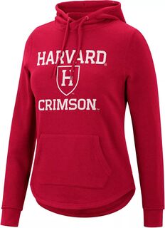 Colosseum Женский пуловер с капюшоном Harvard Crimson Cardinal