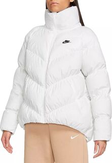 Женская свободная куртка-пуховик Nike Sportswear Windpuffer Therma-FIT, белый