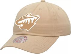 Кепка цвета хаки с основным логотипом Mitchell &amp; Ness Minnesota Wild