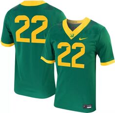 Мужское футбольное джерси Nike Baylor Bears #22 зеленого цвета Неприкасаемые