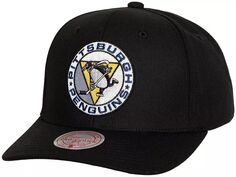 Регулируемая кепка Mitchell &amp; Ness Pittsburgh Penguins Ground Snapback