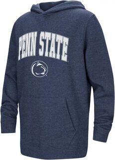 Colosseum Темно-синий пуловер с капюшоном Youth Penn State Nittany Lions