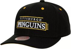 Регулируемая кепка Mitchell &amp; Ness Pittsburgh Penguins Lofi Snapback