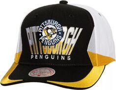 Регулируемая кепка Mitchell &amp; Ness Pittsburgh Penguins Stack Champs Snapback