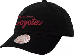 Регулируемая шляпа для папы с надписью Mitchell &amp; Ness Arizona Coyotes