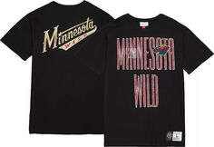 Черная футболка Mitchell &amp; Ness Minnesota Wild Team OG
