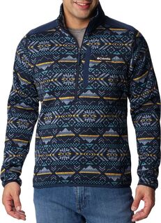 Мужской свитер Columbia Weather II, пуловер на молнии 1/2 с принтом