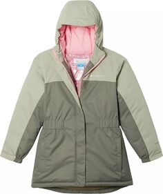 Длинная утепленная куртка Columbia для девочек для походов в поход