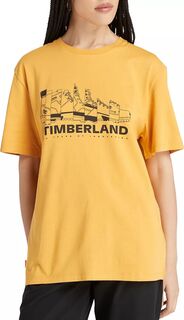 Мужская футболка Timberland с короткими рукавами и рисунком