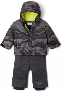 Комплект из куртки Buga и нагрудника для снега Columbia для малышей, черный